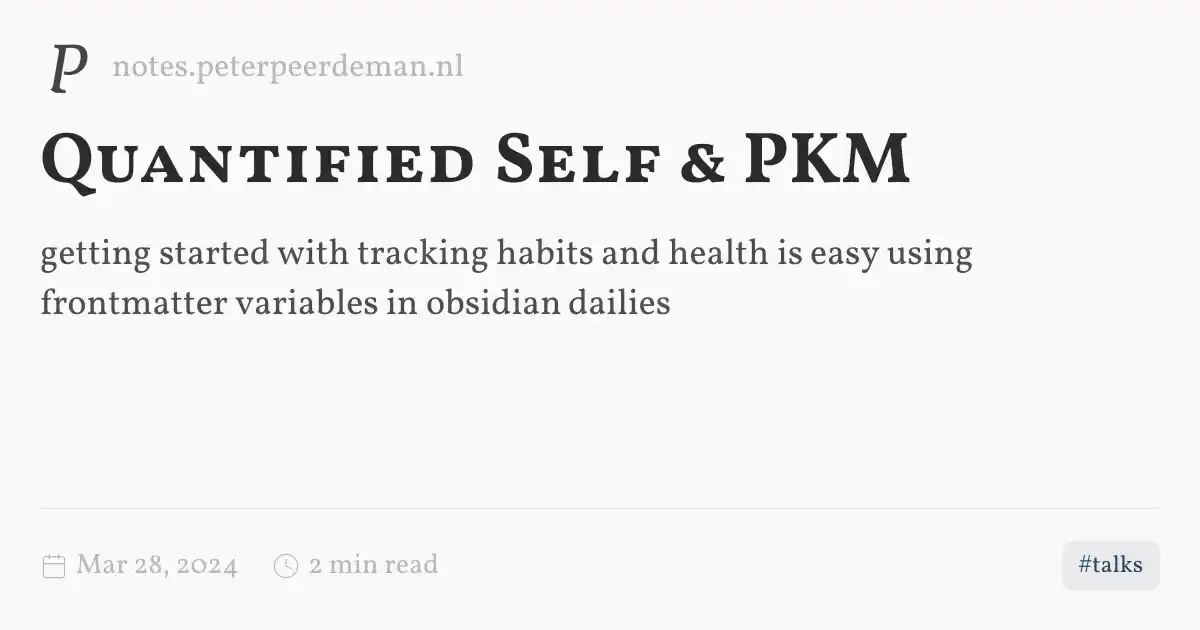 View of What is The Quantified Self?